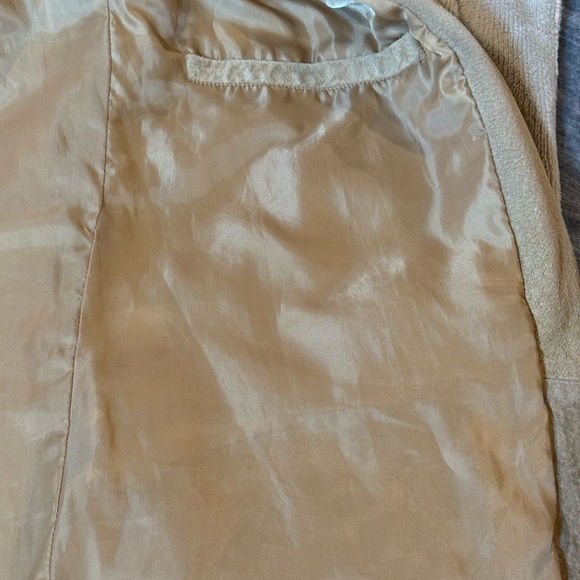 Eddie Bauer Seattle Vintage Suede-Leather Washable Women's Tan  Jacket, size XS - Picture 9 of 16